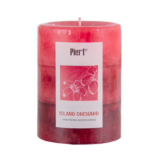 Pier 1 Island Orchard® 3x4 Layered Pillar Candle