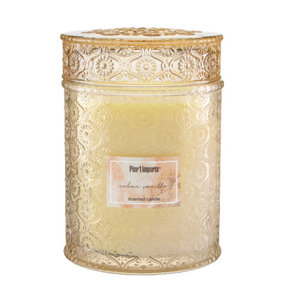 Pier 1 Cuban Vanilla Luxe 19oz Filled Candle