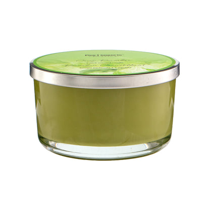 Pier 1 Crisp Bamboo 14oz Filled 3-Wick Candle